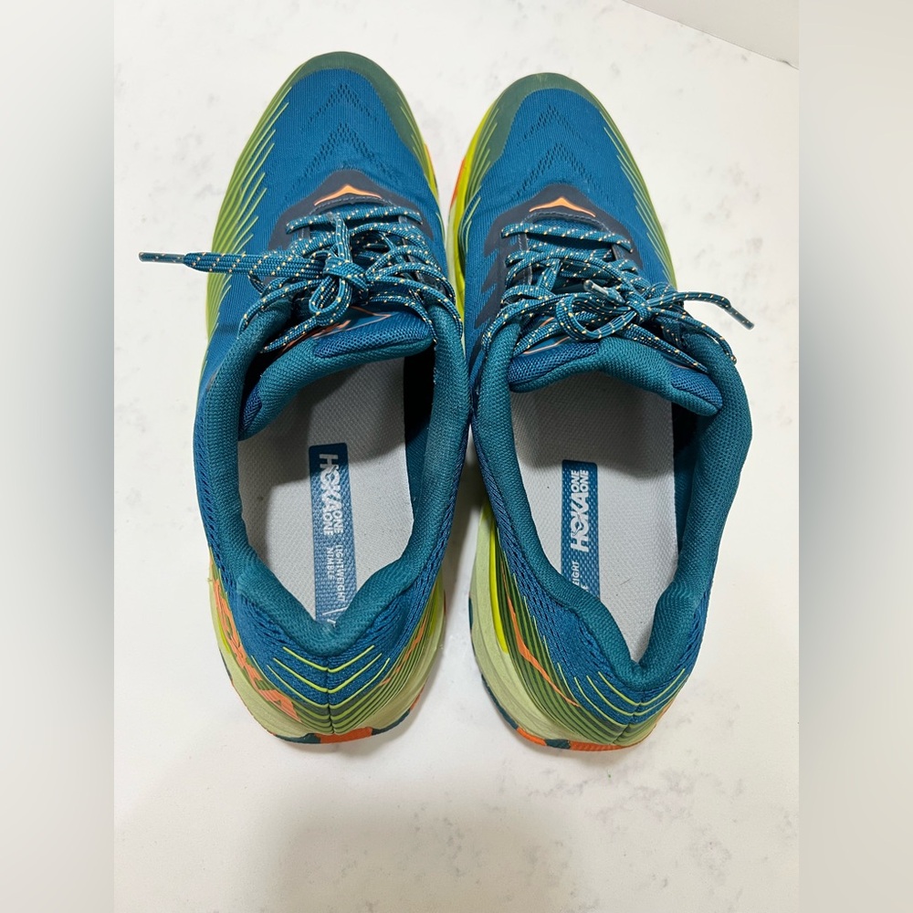 Hoka Teal and Black Athletic Shoes - Picture 6 of 12